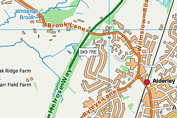 SK9 7RE map - OS VectorMap District (Ordnance Survey) SK9 7RE map - OS VectorMap District (Ordnance Survey)