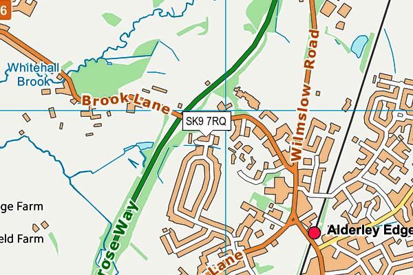 SK9 7RQ map - OS VectorMap District (Ordnance Survey)