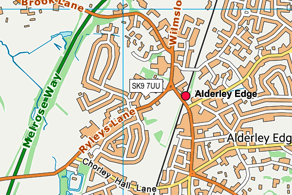SK9 7UU map - OS VectorMap District (Ordnance Survey) SK9 7UU map - OS VectorMap District (Ordnance Survey)
