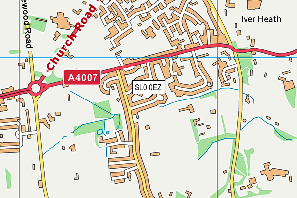 SL0 0EZ map - OS VectorMap District (Ordnance Survey) SL0 0EZ map - OS VectorMap District (Ordnance Survey)