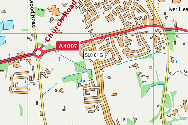 SL0 0HG map - OS VectorMap District (Ordnance Survey) SL0 0HG map - OS VectorMap District (Ordnance Survey)