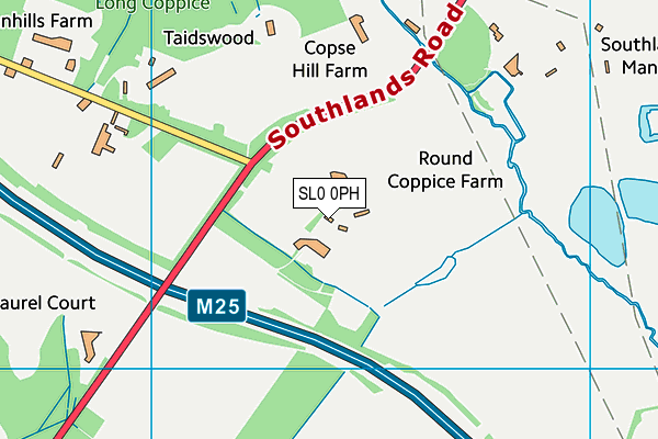 SL0 0PH map - OS VectorMap District (Ordnance Survey) SL0 0PH map - OS VectorMap District (Ordnance Survey)