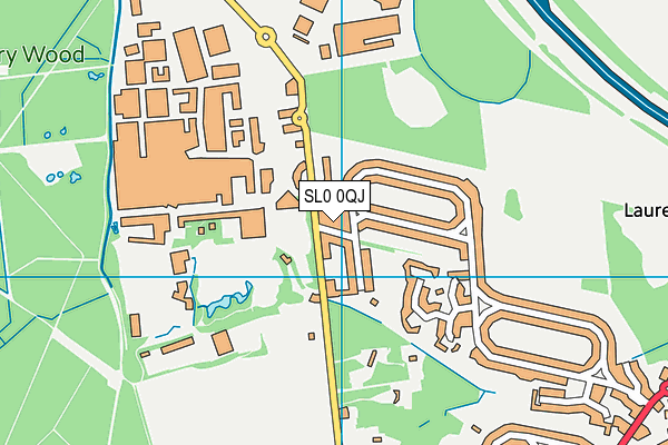 SL0 0QJ map - OS VectorMap District (Ordnance Survey) SL0 0QJ map - OS VectorMap District (Ordnance Survey)