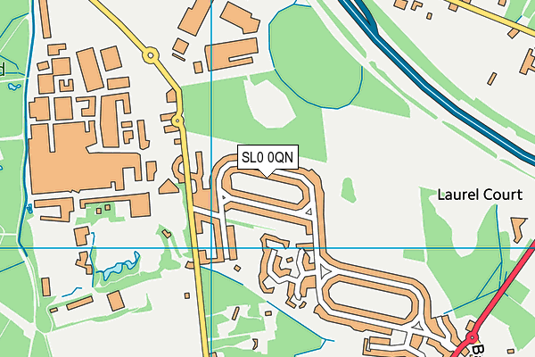 SL0 0QN map - OS VectorMap District (Ordnance Survey) SL0 0QN map - OS VectorMap District (Ordnance Survey)