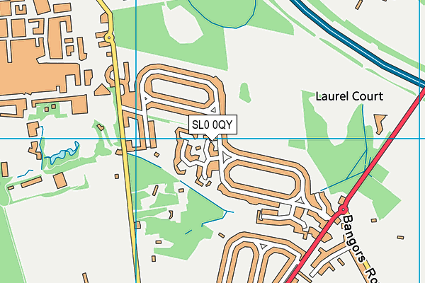 SL0 0QY map - OS VectorMap District (Ordnance Survey) SL0 0QY map - OS VectorMap District (Ordnance Survey)