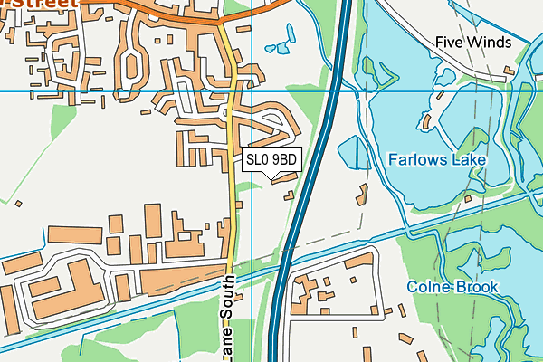 SL0 9BD map - OS VectorMap District (Ordnance Survey) SL0 9BD map - OS VectorMap District (Ordnance Survey)