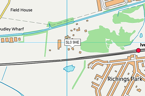 SL0 9HE map - OS VectorMap District (Ordnance Survey) SL0 9HE map - OS VectorMap District (Ordnance Survey)