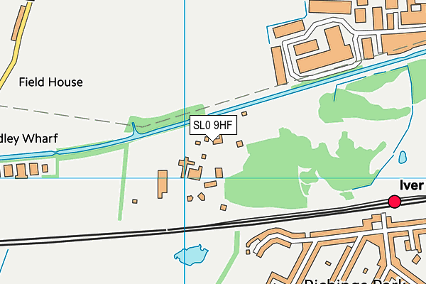 SL0 9HF map - OS VectorMap District (Ordnance Survey) SL0 9HF map - OS VectorMap District (Ordnance Survey)