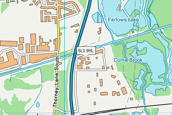 SL0 9HL map - OS VectorMap District (Ordnance Survey) SL0 9HL map - OS VectorMap District (Ordnance Survey)