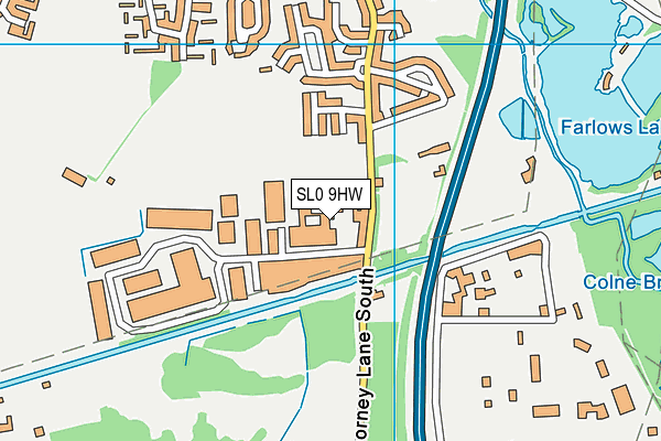 SL0 9HW map - OS VectorMap District (Ordnance Survey) SL0 9HW map - OS VectorMap District (Ordnance Survey)