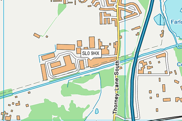 SL0 9HX map - OS VectorMap District (Ordnance Survey) SL0 9HX map - OS VectorMap District (Ordnance Survey)