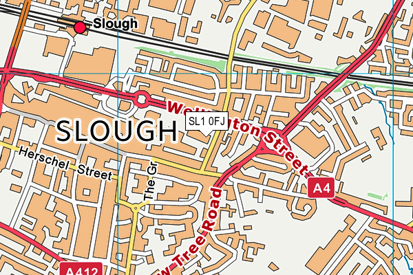 SL1 0FJ map - OS VectorMap District (Ordnance Survey) SL1 0FJ map - OS VectorMap District (Ordnance Survey)