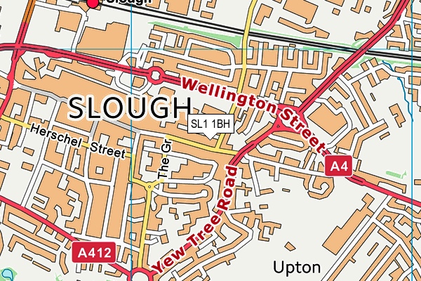SL1 1BH map - OS VectorMap District (Ordnance Survey) SL1 1BH map - OS VectorMap District (Ordnance Survey)