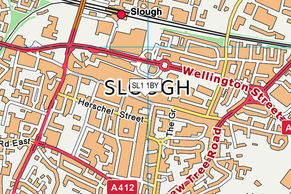 SL1 1BY map - OS VectorMap District (Ordnance Survey) SL1 1BY map - OS VectorMap District (Ordnance Survey)