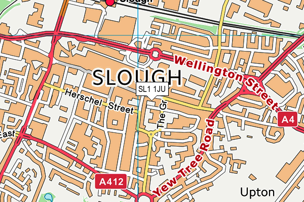 SL1 1JU map - OS VectorMap District (Ordnance Survey) SL1 1JU map - OS VectorMap District (Ordnance Survey)