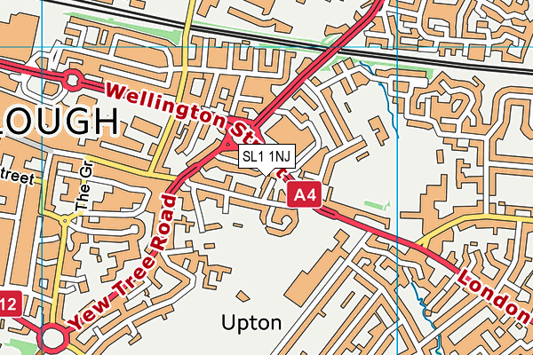 SL1 1NJ map - OS VectorMap District (Ordnance Survey) SL1 1NJ map - OS VectorMap District (Ordnance Survey)