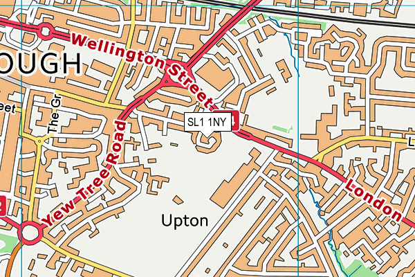 SL1 1NY map - OS VectorMap District (Ordnance Survey) SL1 1NY map - OS VectorMap District (Ordnance Survey)