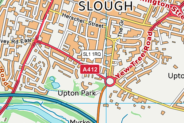 SL1 1RQ map - OS VectorMap District (Ordnance Survey) SL1 1RQ map - OS VectorMap District (Ordnance Survey)