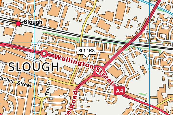 SL1 1RS map - OS VectorMap District (Ordnance Survey)