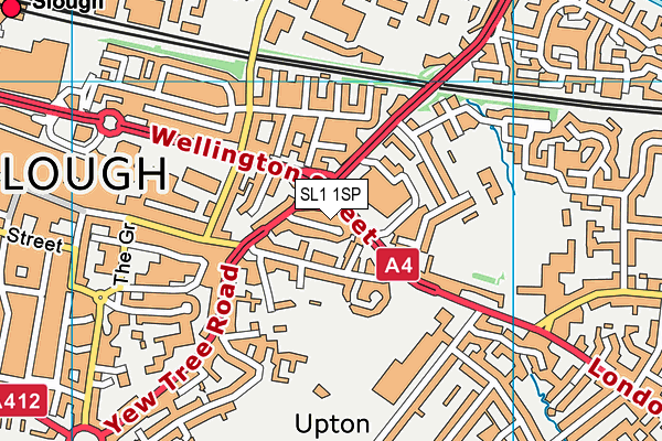 SL1 1SP map - OS VectorMap District (Ordnance Survey) SL1 1SP map - OS VectorMap District (Ordnance Survey)