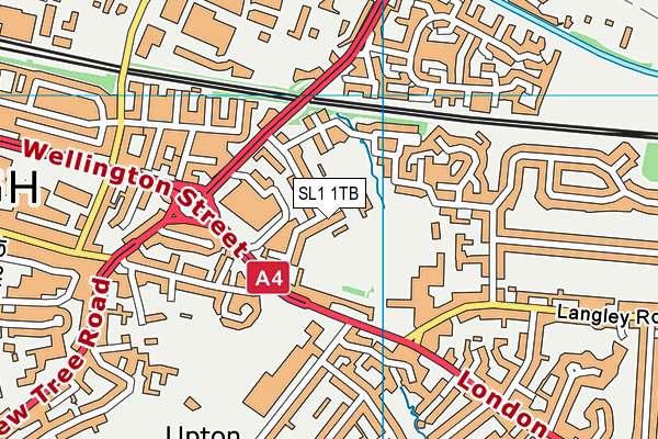 SL1 1TB map - OS VectorMap District (Ordnance Survey) SL1 1TB map - OS VectorMap District (Ordnance Survey)