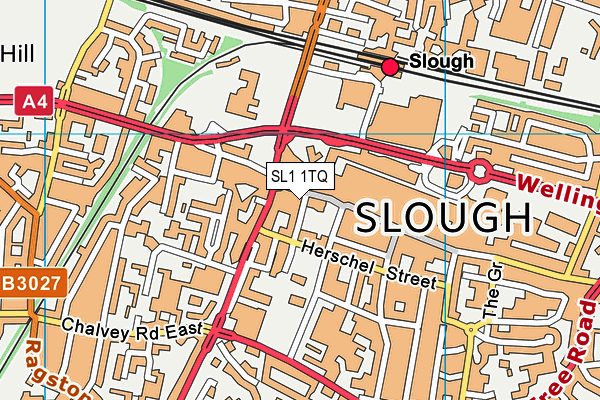 SL1 1TQ map - OS VectorMap District (Ordnance Survey)