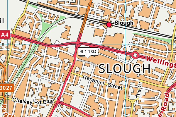 SL1 1XQ map - OS VectorMap District (Ordnance Survey) SL1 1XQ map - OS VectorMap District (Ordnance Survey)