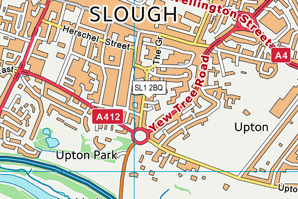 SL1 2BQ map - OS VectorMap District (Ordnance Survey) SL1 2BQ map - OS VectorMap District (Ordnance Survey)