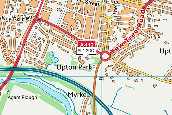SL1 2DQ map - OS VectorMap District (Ordnance Survey) SL1 2DQ map - OS VectorMap District (Ordnance Survey)