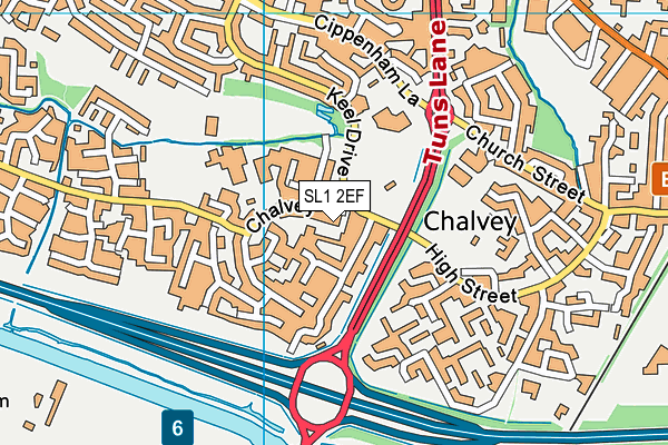 SL1 2EF map - OS VectorMap District (Ordnance Survey) SL1 2EF map - OS VectorMap District (Ordnance Survey)