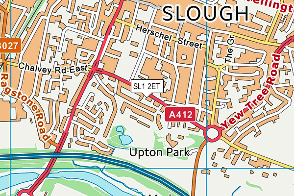SL1 2ET map - OS VectorMap District (Ordnance Survey) SL1 2ET map - OS VectorMap District (Ordnance Survey)