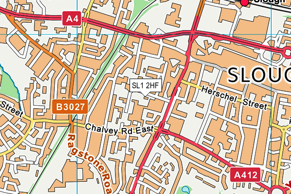 SL1 2HF map - OS VectorMap District (Ordnance Survey) SL1 2HF map - OS VectorMap District (Ordnance Survey)