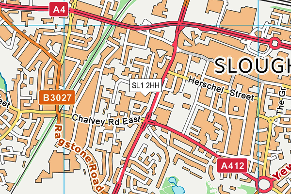 SL1 2HH map - OS VectorMap District (Ordnance Survey) SL1 2HH map - OS VectorMap District (Ordnance Survey)