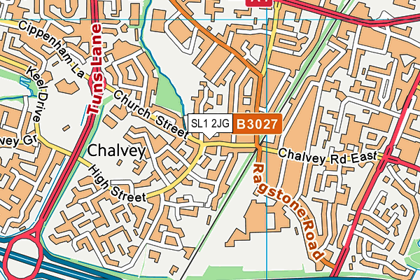SL1 2JG map - OS VectorMap District (Ordnance Survey) SL1 2JG map - OS VectorMap District (Ordnance Survey)