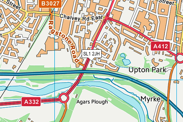 SL1 2JH map - OS VectorMap District (Ordnance Survey) SL1 2JH map - OS VectorMap District (Ordnance Survey)