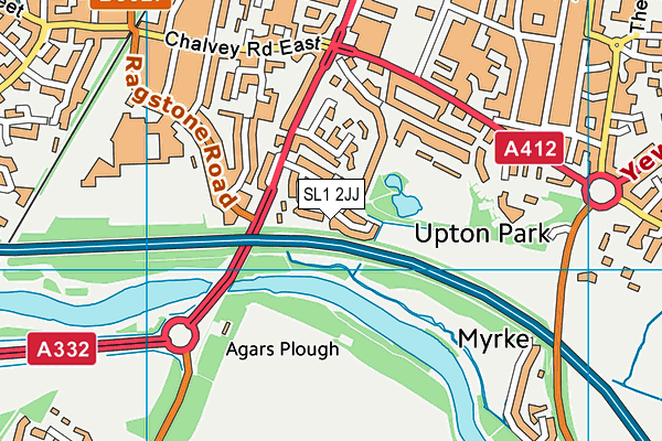 SL1 2JJ map - OS VectorMap District (Ordnance Survey)