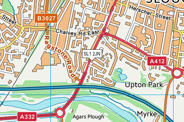 SL1 2JN map - OS VectorMap District (Ordnance Survey) SL1 2JN map - OS VectorMap District (Ordnance Survey)