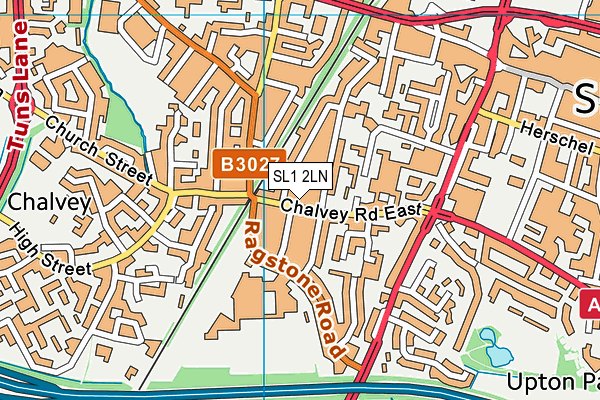 SL1 2LN map - OS VectorMap District (Ordnance Survey) SL1 2LN map - OS VectorMap District (Ordnance Survey)