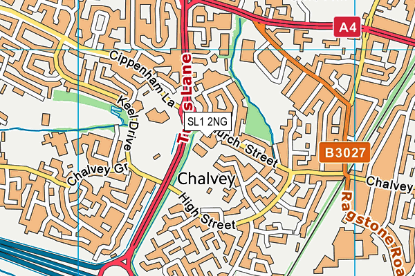 SL1 2NG map - OS VectorMap District (Ordnance Survey) SL1 2NG map - OS VectorMap District (Ordnance Survey)