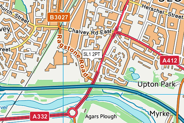 SL1 2PT map - OS VectorMap District (Ordnance Survey)
