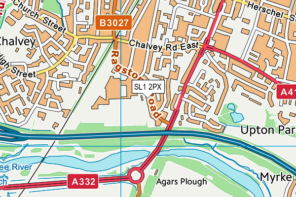 SL1 2PX map - OS VectorMap District (Ordnance Survey) SL1 2PX map - OS VectorMap District (Ordnance Survey)