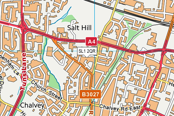 SL1 2QR map - OS VectorMap District (Ordnance Survey) SL1 2QR map - OS VectorMap District (Ordnance Survey)