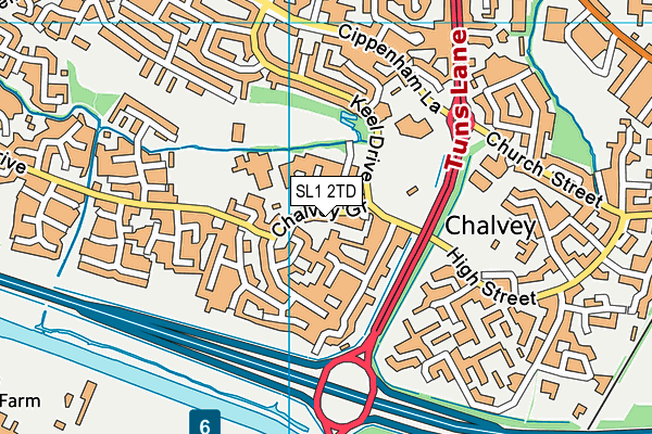 SL1 2TD map - OS VectorMap District (Ordnance Survey) SL1 2TD map - OS VectorMap District (Ordnance Survey)