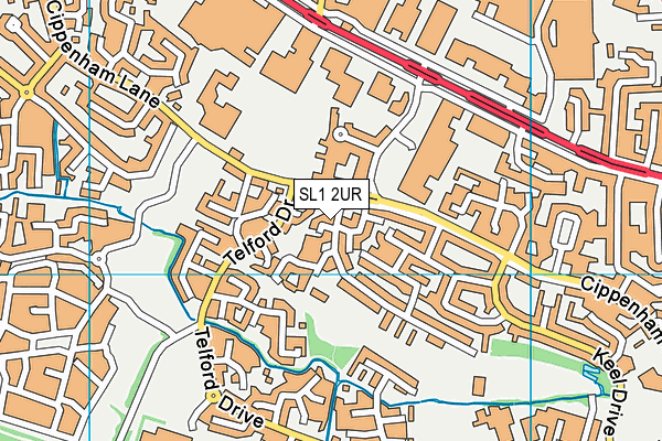 SL1 2UR map - OS VectorMap District (Ordnance Survey) SL1 2UR map - OS VectorMap District (Ordnance Survey)