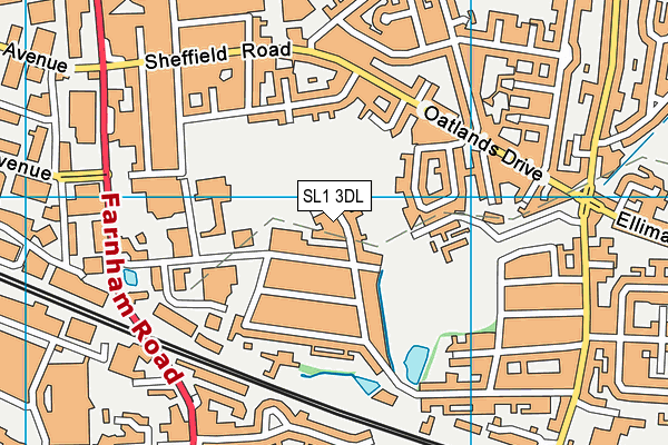 SL1 3DL map - OS VectorMap District (Ordnance Survey) SL1 3DL map - OS VectorMap District (Ordnance Survey)