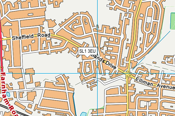 SL1 3EU map - OS VectorMap District (Ordnance Survey) SL1 3EU map - OS VectorMap District (Ordnance Survey)