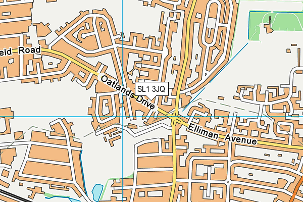 SL1 3JQ map - OS VectorMap District (Ordnance Survey) SL1 3JQ map - OS VectorMap District (Ordnance Survey)