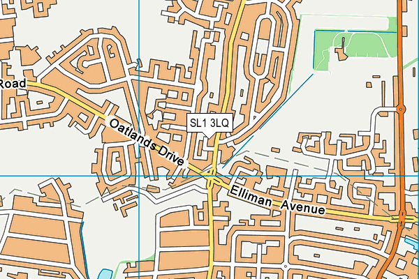 SL1 3LQ map - OS VectorMap District (Ordnance Survey) SL1 3LQ map - OS VectorMap District (Ordnance Survey)