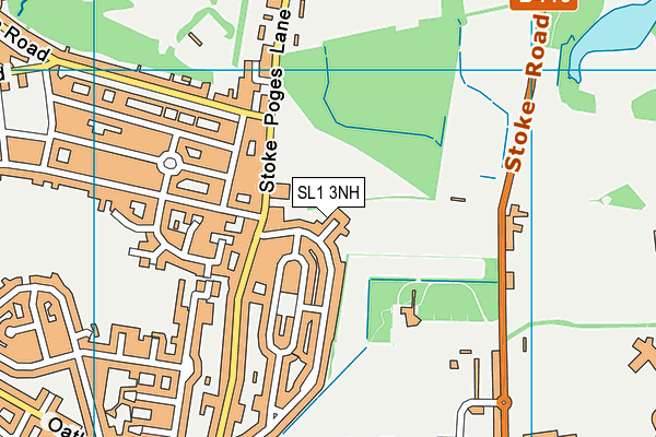 SL1 3NH map - OS VectorMap District (Ordnance Survey) SL1 3NH map - OS VectorMap District (Ordnance Survey)