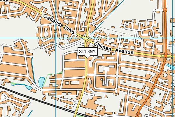 SL1 3NY map - OS VectorMap District (Ordnance Survey) SL1 3NY map - OS VectorMap District (Ordnance Survey)